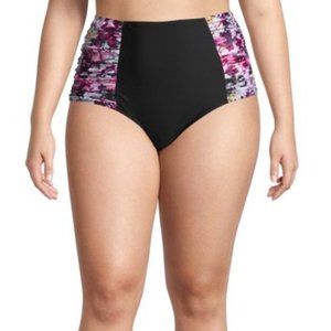 Cyn And Luca Waikiki Floral High Waisted Swimsuit Bottom